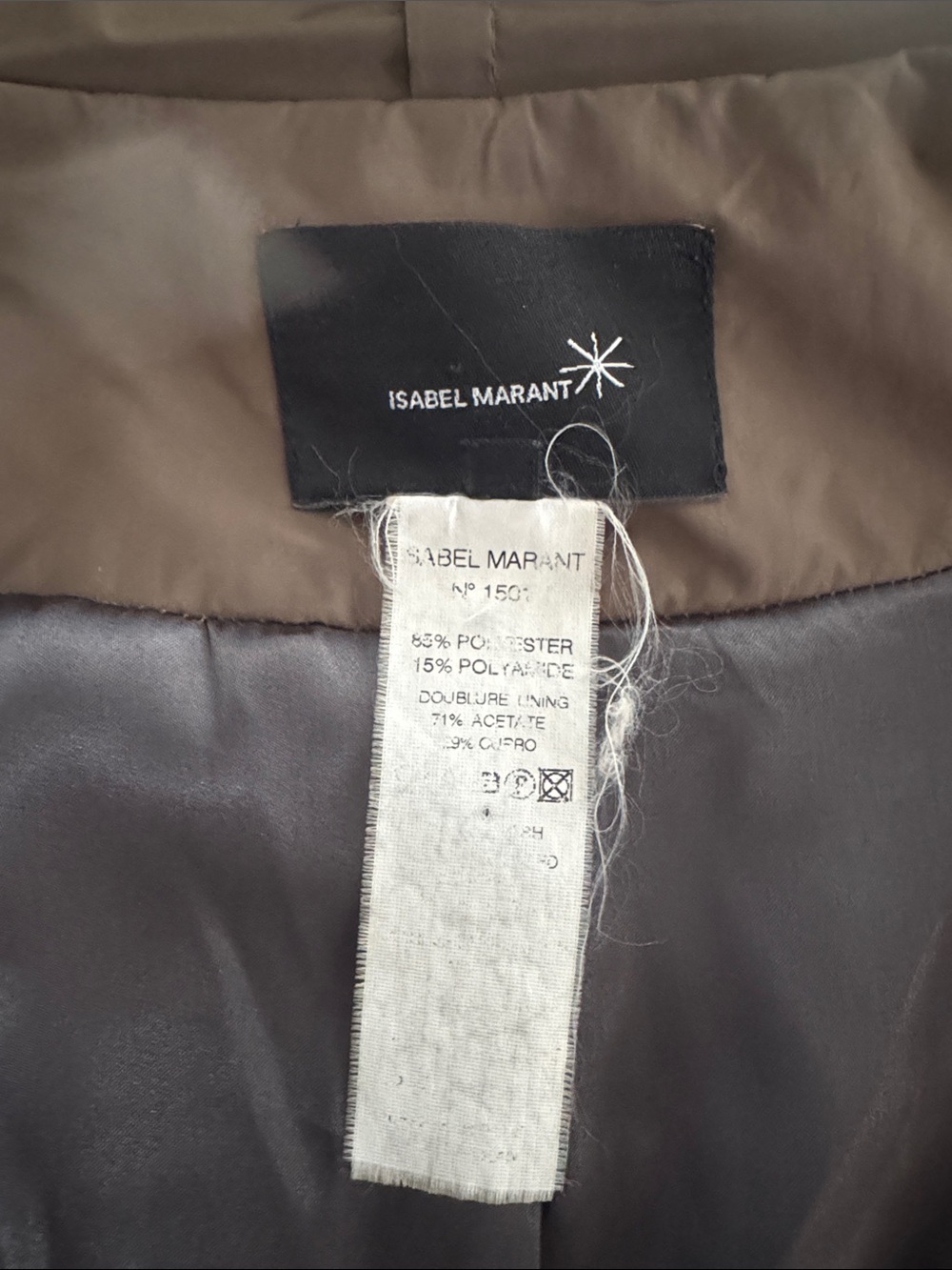Isabel Marant Brown Leather Jacket - Brown and Tan